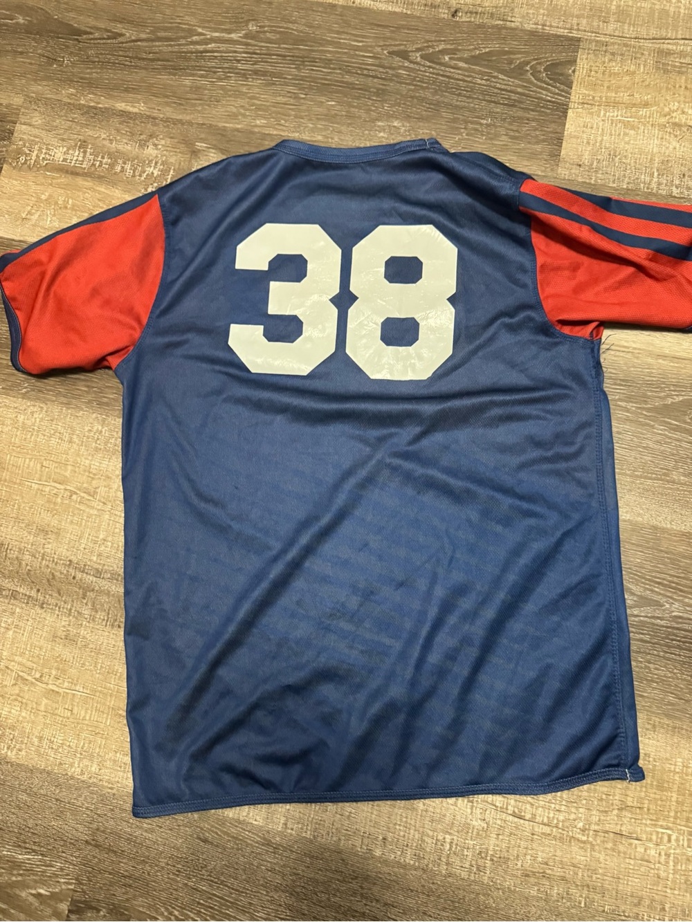 Kids' Navy & Red Athletic Jersey Top - Picture 2 of 6